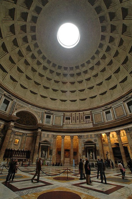 Pantheons kupol och occulus