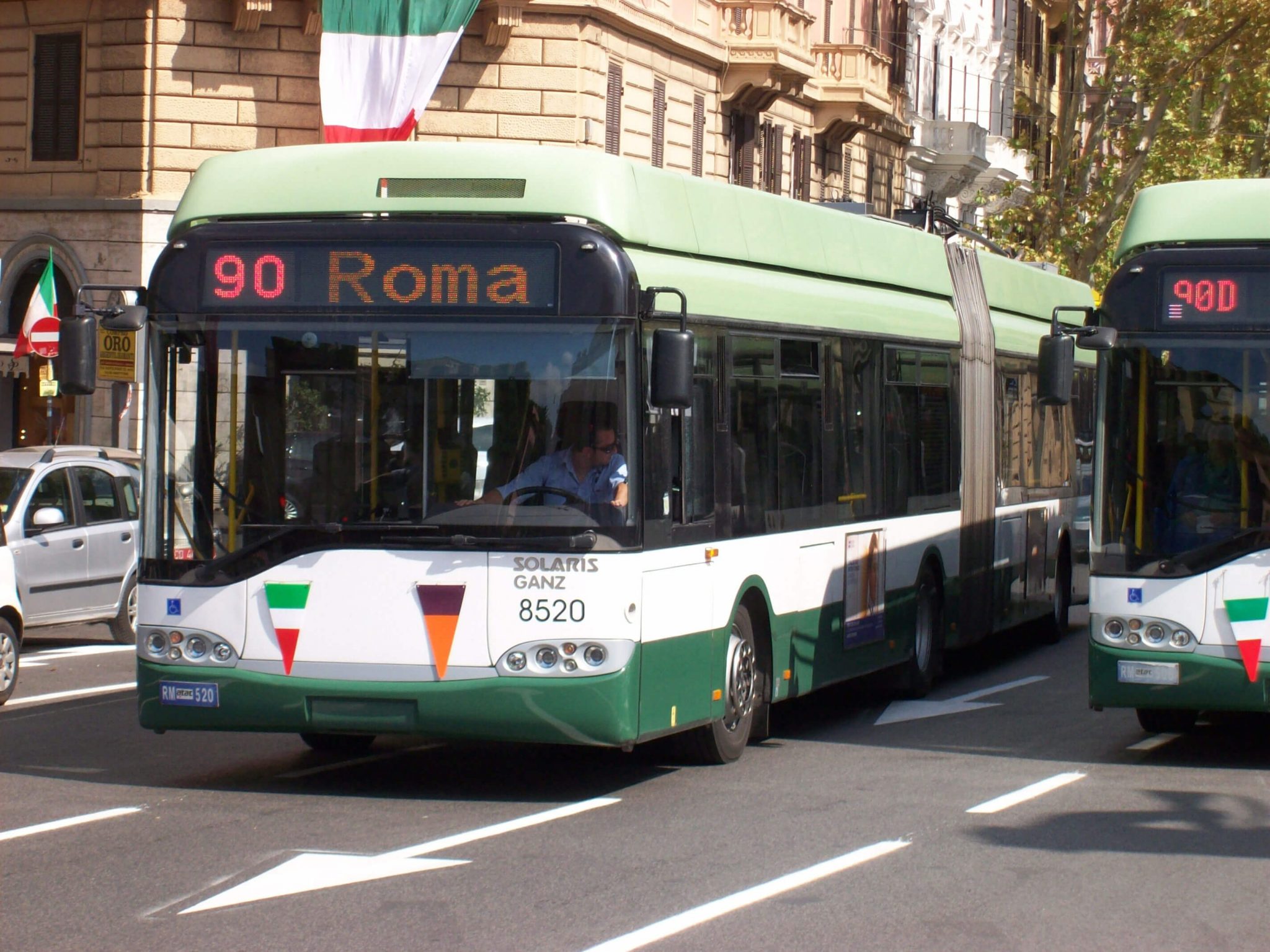 Åka buss i Rom