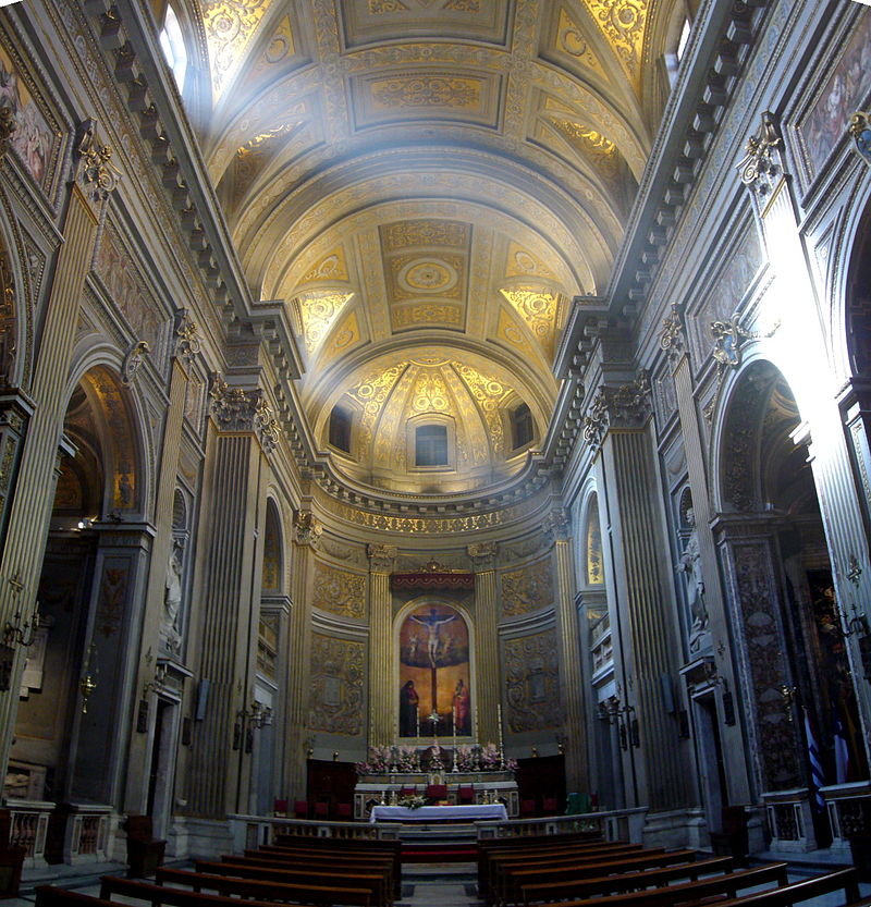 14b Långhuset i Santa Maria di Monserrato